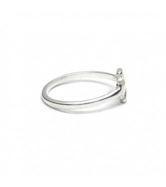 R002418 Genuine Sterling Silver Ring Maltese Cross Solid Hallmarked 925 Handmade